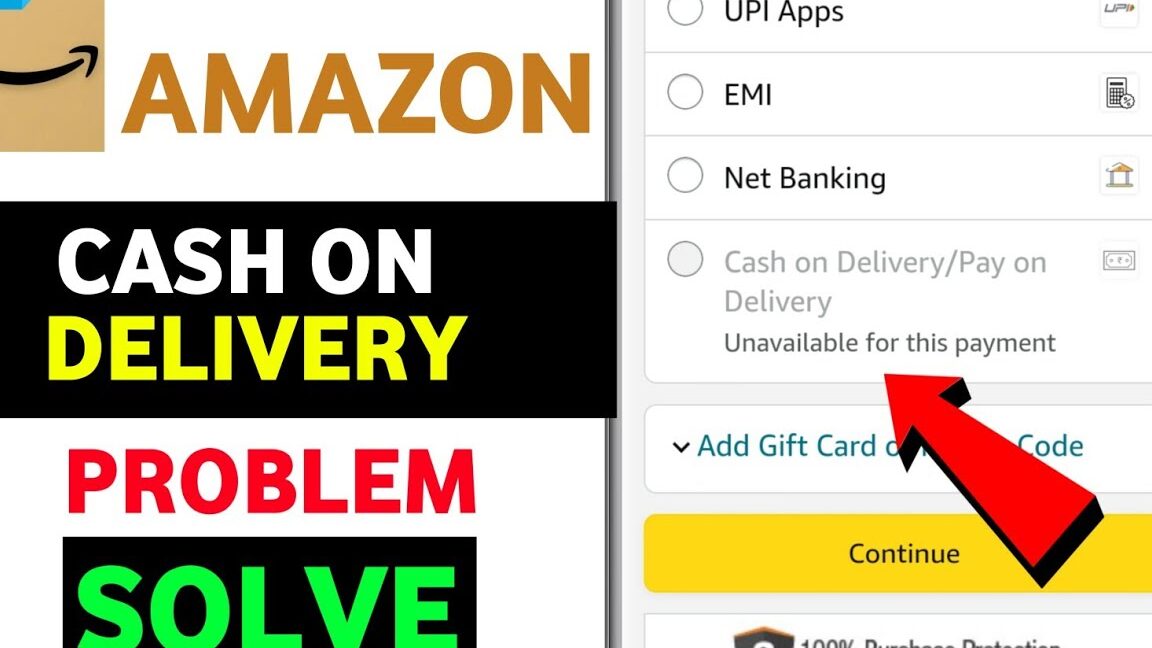 Pago contra reembolso de Amazon no disponible para resolver el problema ||