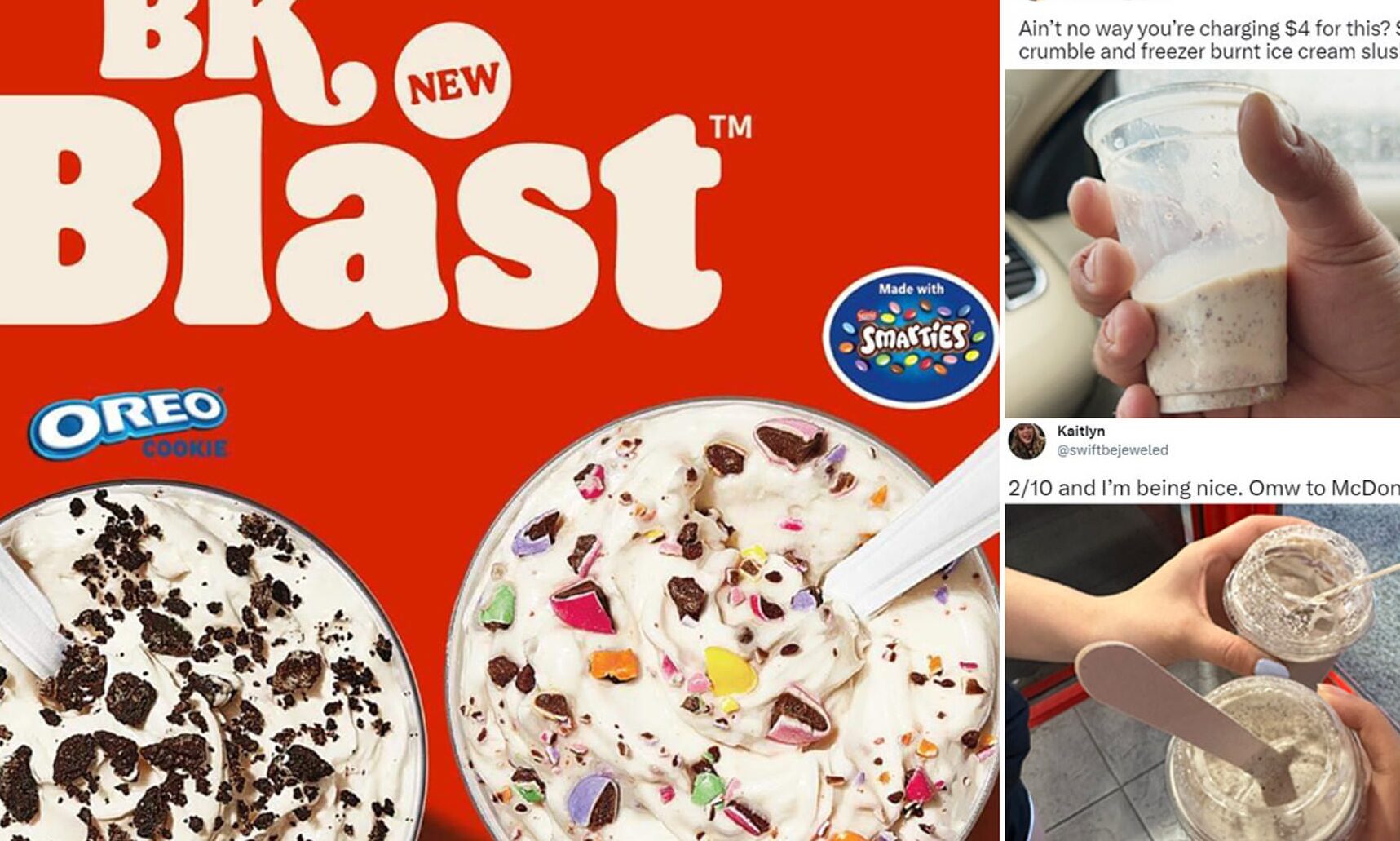 Burger King agrega McFlurry estilo McDonald's al menú llamado BK...