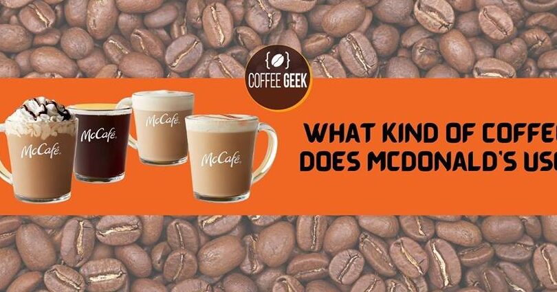 ¿Qué café usa McDonald's?