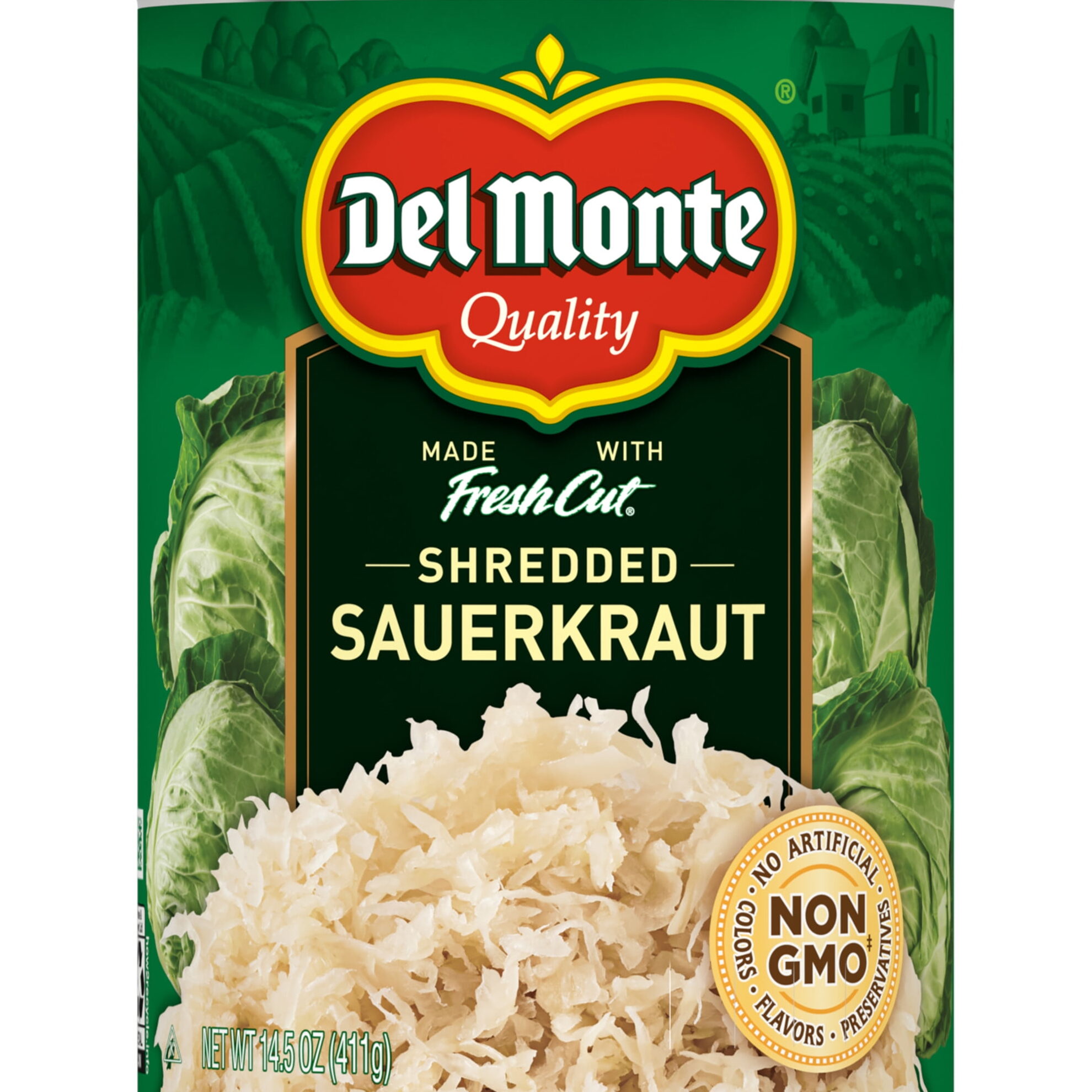 Silver Floss Chucrut rallado fermentado naturalmente, bolsa de 2 lb...