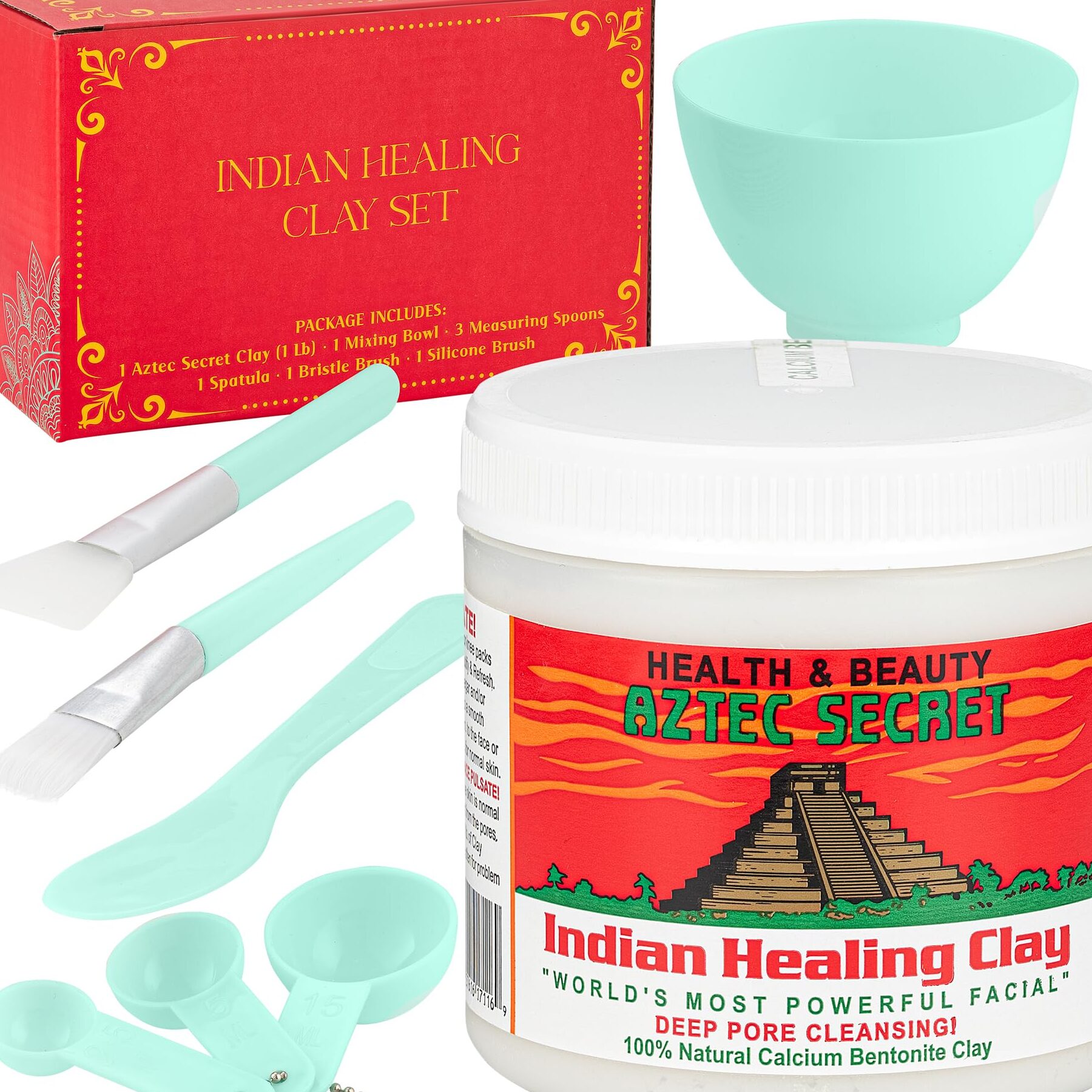 ¿Dónde está la arcilla de bentonita en Walmart y otras tiendas de comestibles? Amazon.com: Aztec Secret 1 lb, arcilla curativa india original con un ...