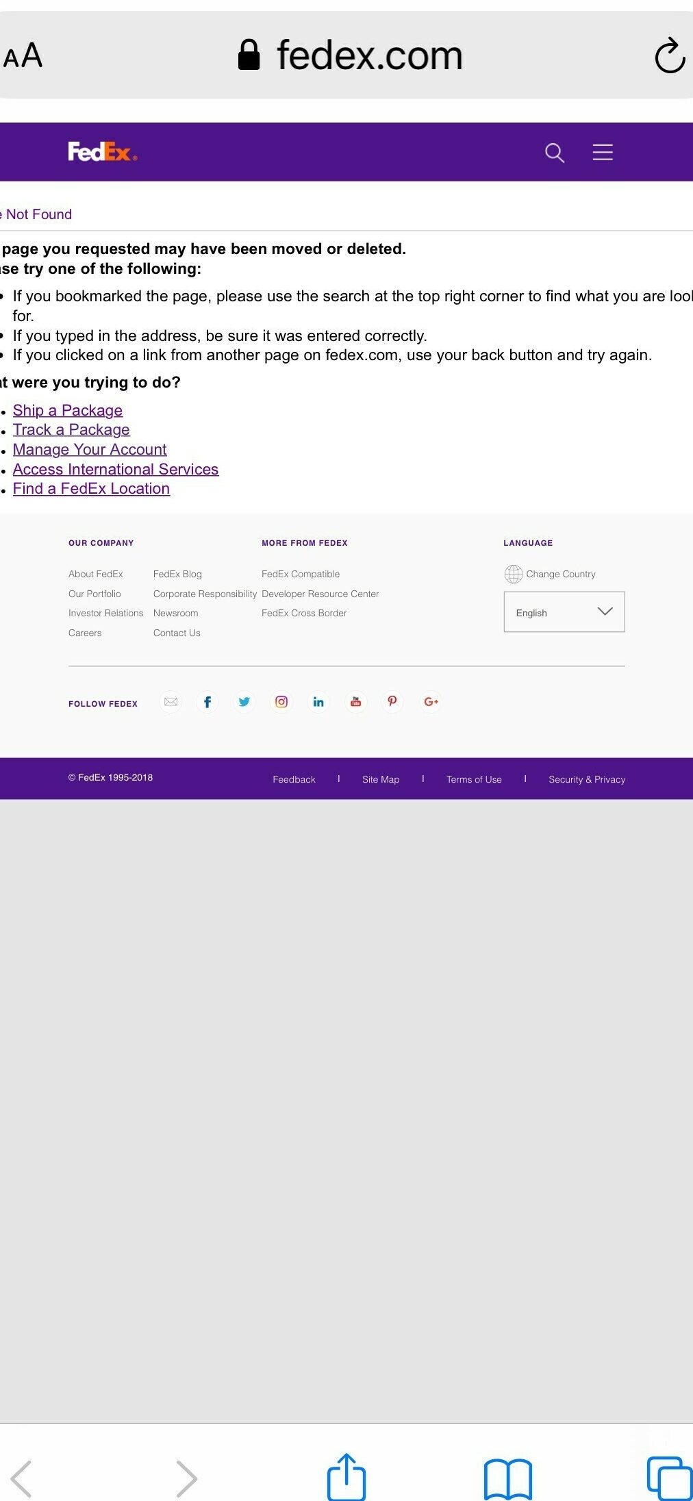 Administrador de entrega de FedEx® |