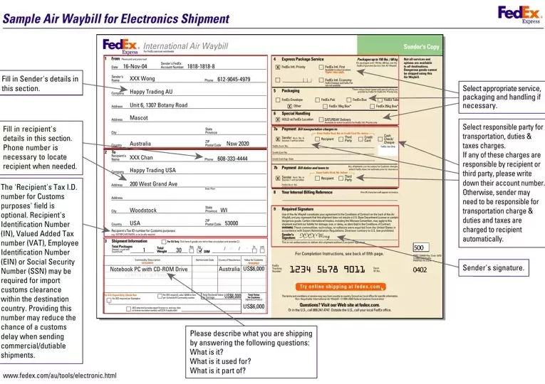 Cómo completar la documentación de envío internacional |​ FedEx...