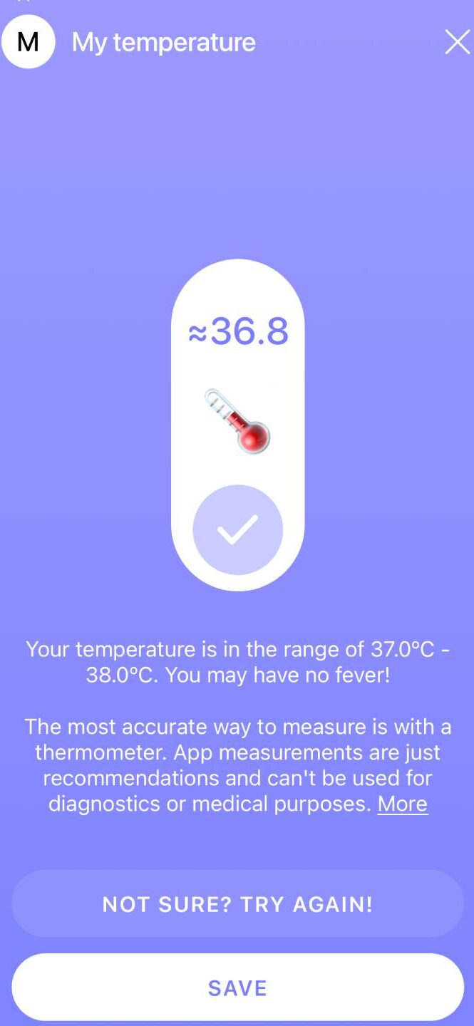 Cómo comprobar la temperatura corporal con iPhone |