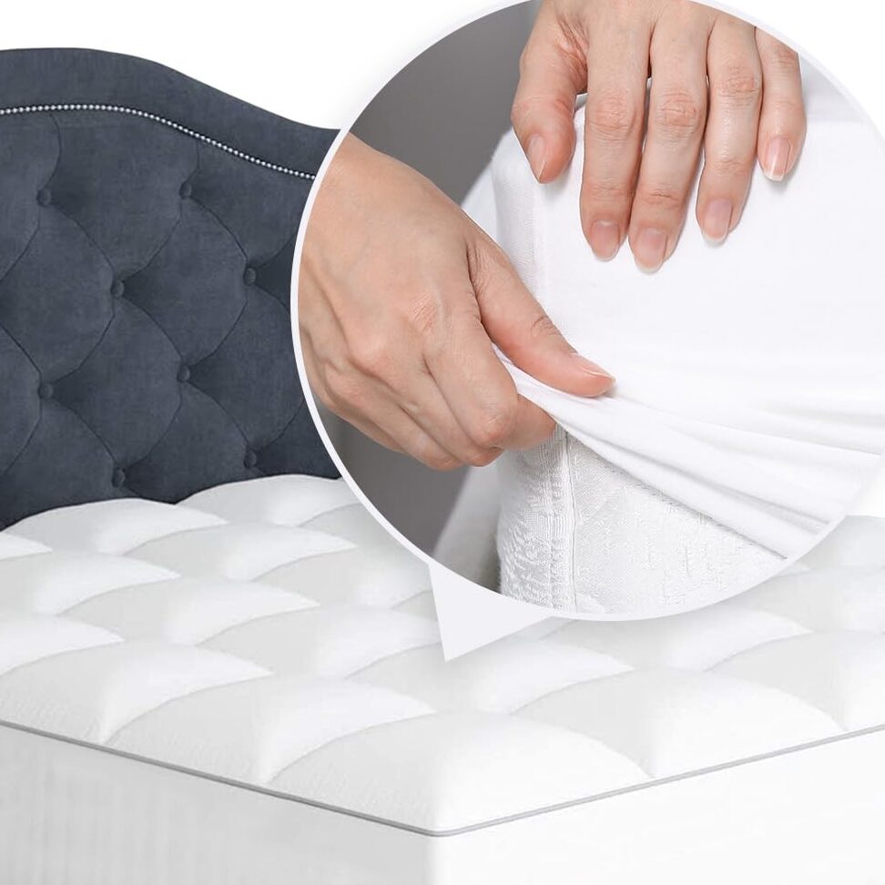 Colchón completo de 12 pulgadas, colchones híbridos reforzados de tamaño completo mejorados en una caja, colchón completo de espuma viscoelástica hecho de resortes embolsados ​​individualmente para...