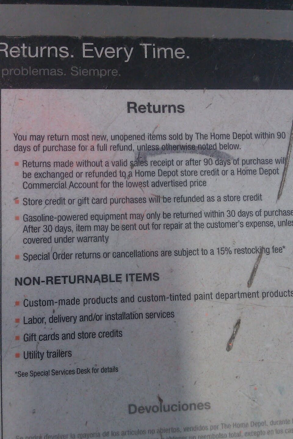 Odio jodidamente a Home Depot