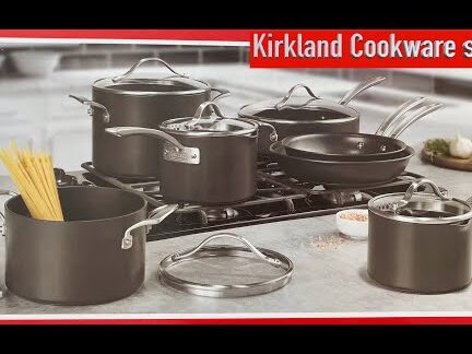 Unboxing: Juego de utensilios de cocina Kirkland Signature de anodizado duro de 12 piezas...