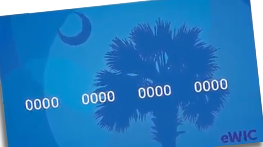 Las tarjetas eWIC ahora se aceptan en las principales tiendas de Carolina del Sur...