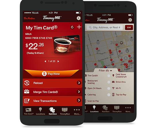 Estudio de caso: desarrollo de aplicaciones de Tim Hortons