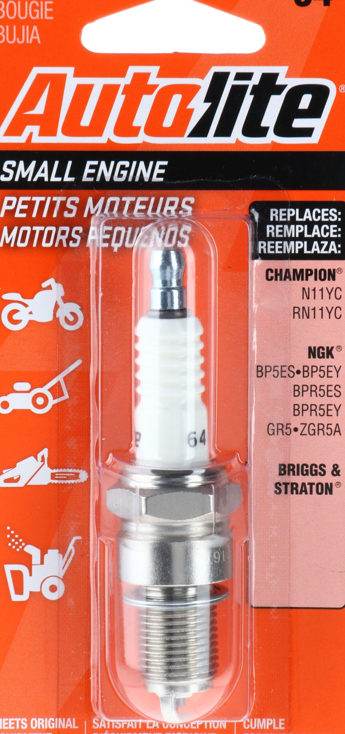 Bujía de motor pequeño Autolite, 2974